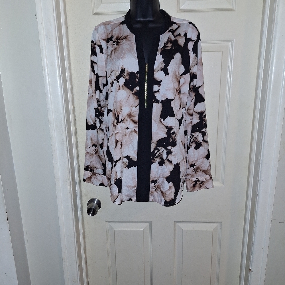 Calvin Klein floral blouse